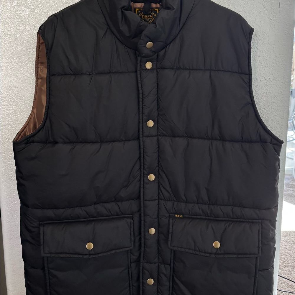 Obey Jacket Puffer Vest Outerwear